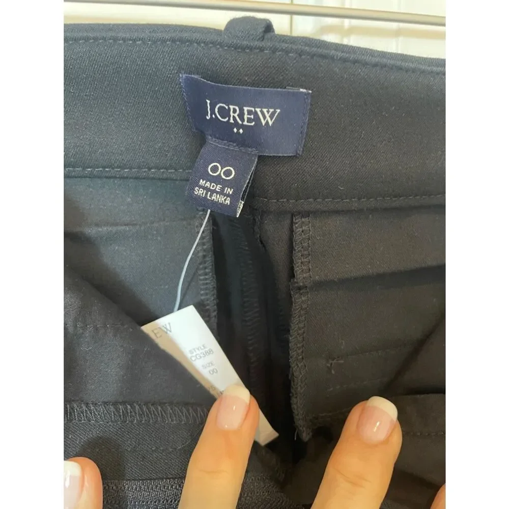 NWT J. Crew Stretch Twill Barrel Leg Trouser - Picture 3 of 3